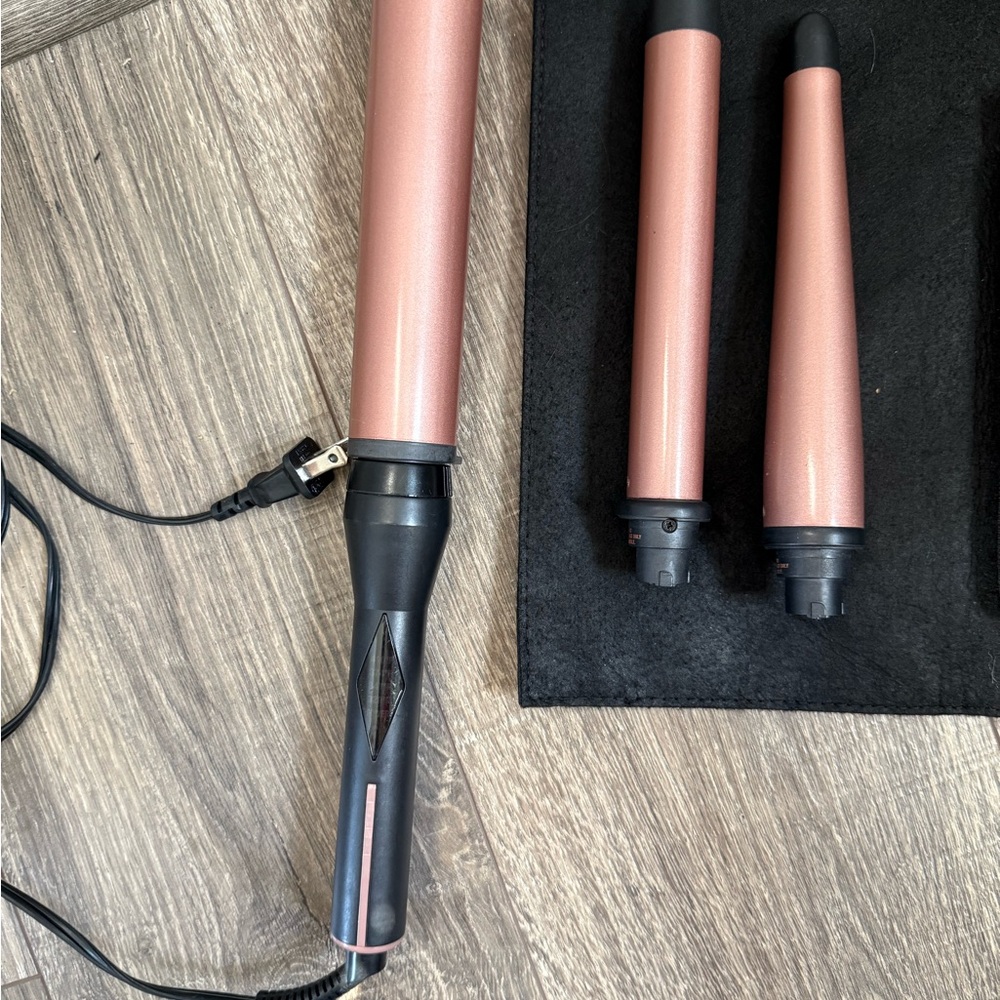 InfinityPRO Rose Gold Curling Iron Set